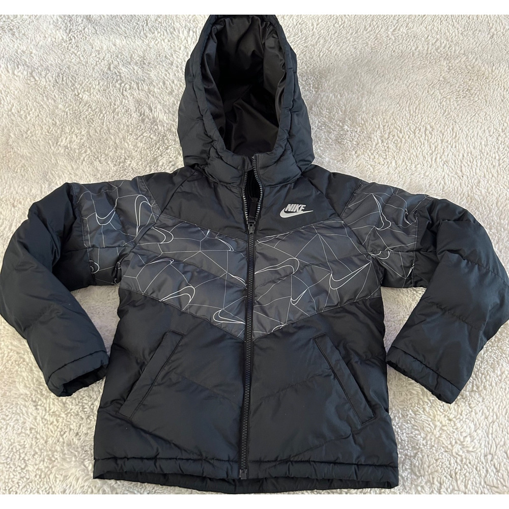 Nike Sportswear Big Kids Jacket Sz S Black Casual Preppy School Sports Basketbal